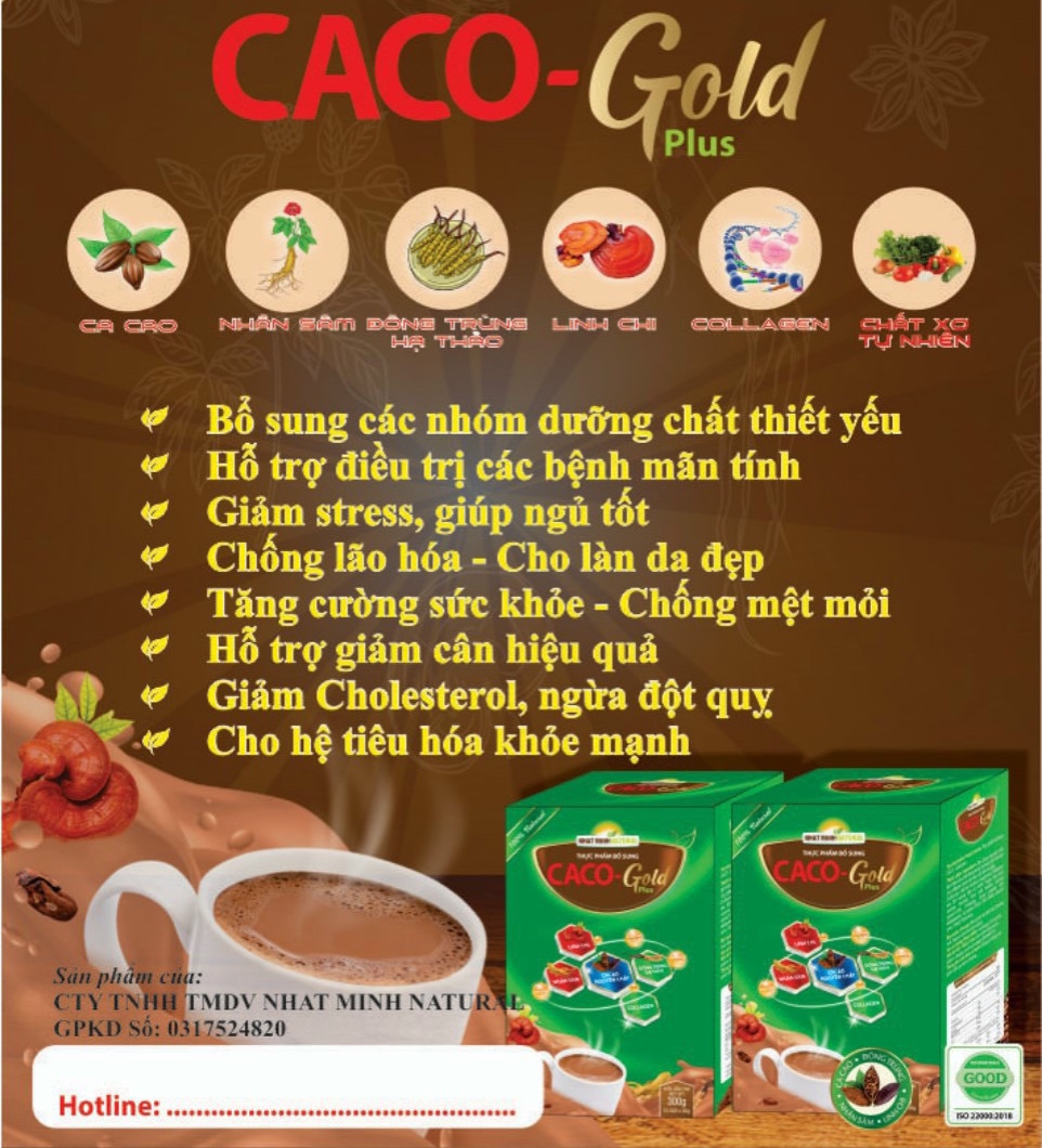 [NHAT MINH NATURAL] Caco - Gold Plus
